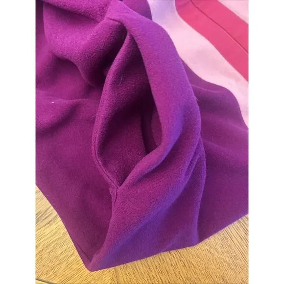 JCPenny Zip front robe Sz MW 1 Side Pocket Shades Of Pink Vintage 70-80’s Vibes - Picture 11 of 13